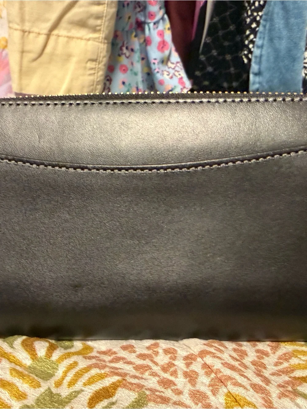 Coach Long Zip Around Wallet | Black Leather | NWOT | Macy’s Floor Model